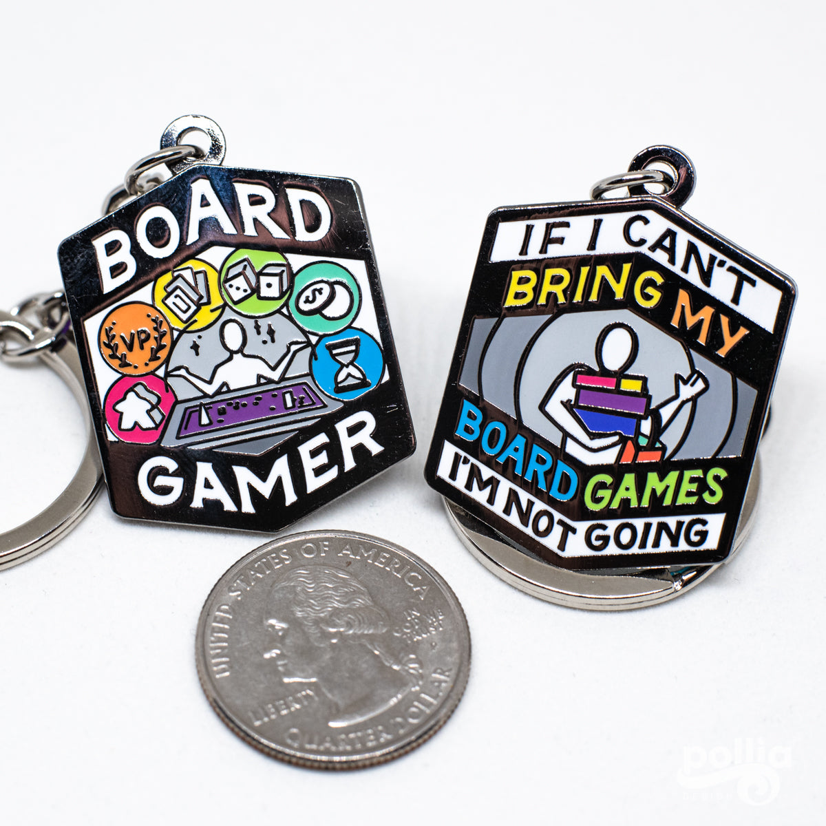 If I Can't Bring My Board Games Keychain