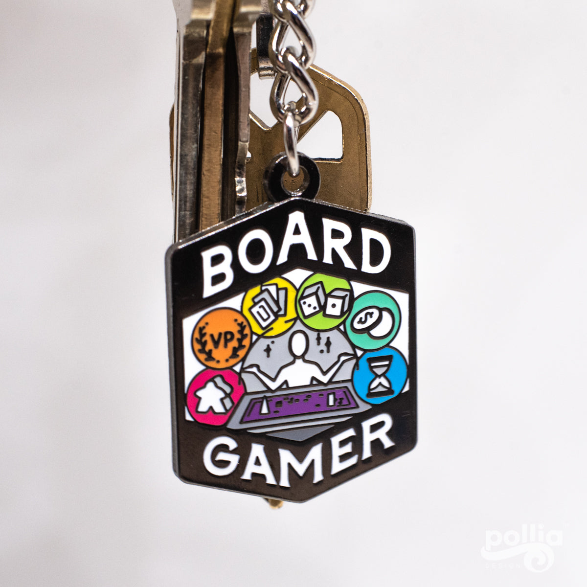 Board Gamer Keychain