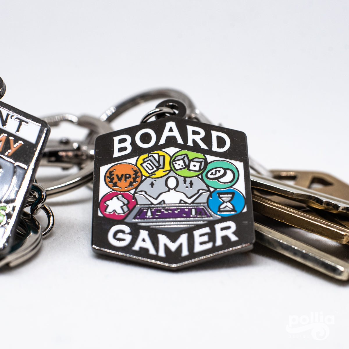 Board Gamer Keychain