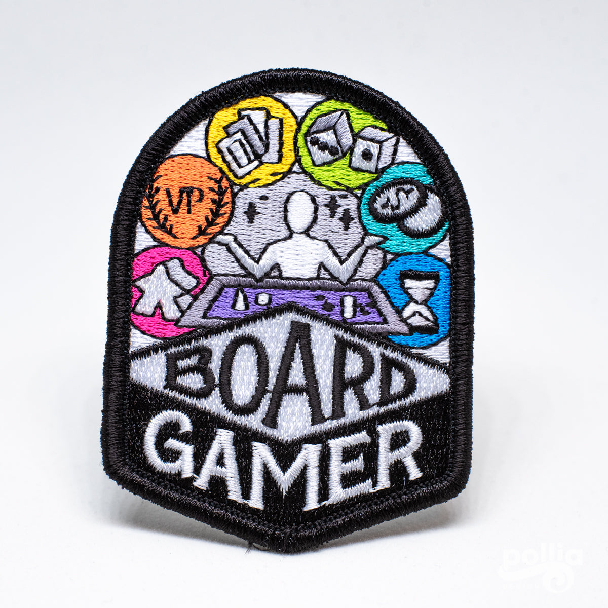 Board Gamer Embroidered Patch