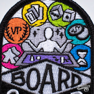 Board Gamer Embroidered Patch