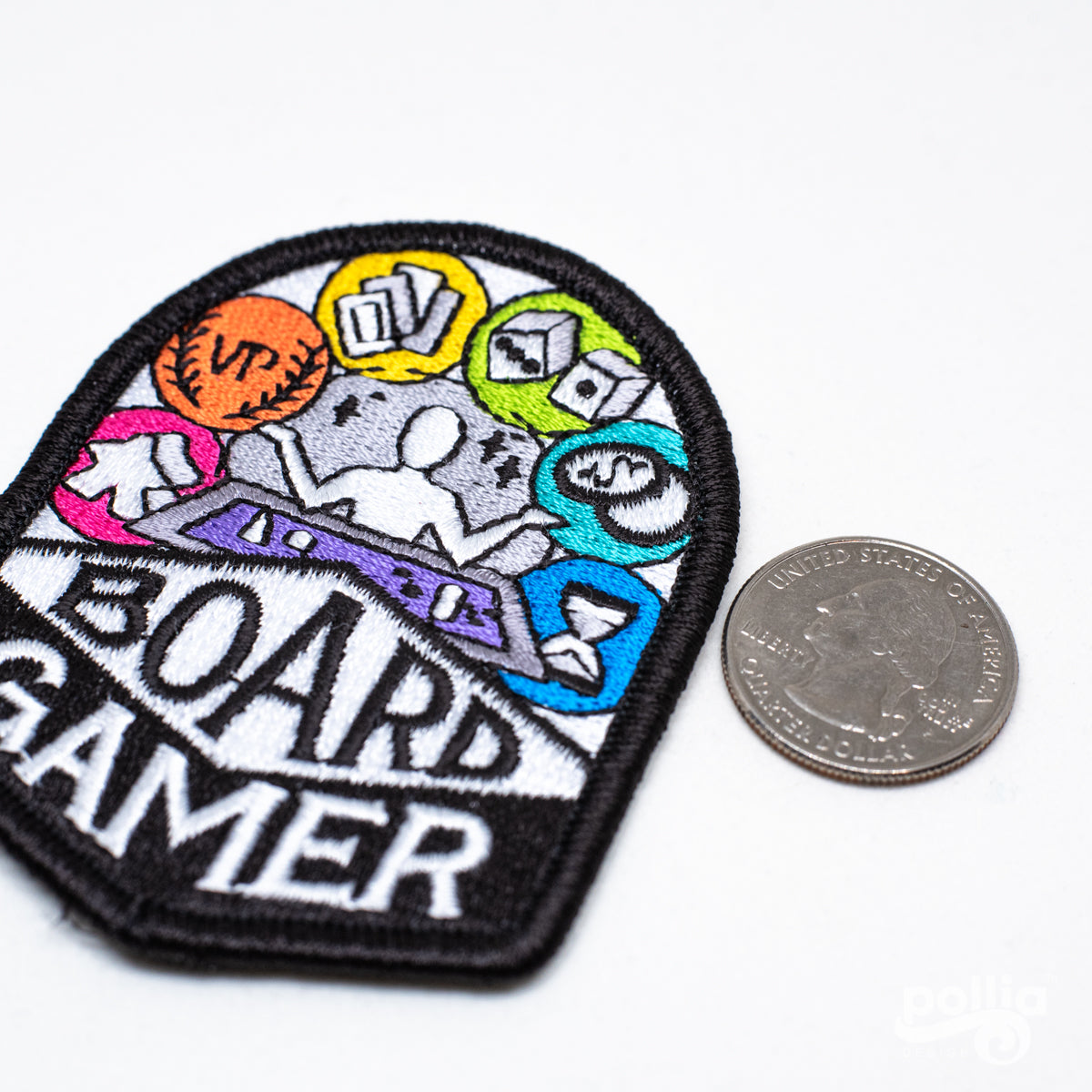 Board Gamer Embroidered Patch