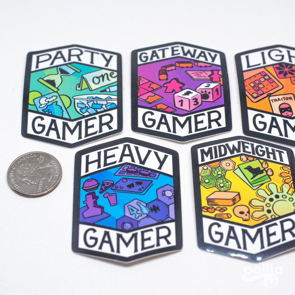 Game Weight Stickers