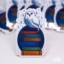 Load image into Gallery viewer, A Bookish Owl Sticker
