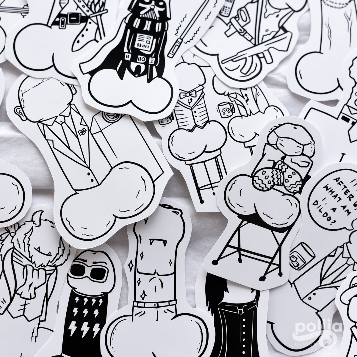 Doodle Dicks Individual Stickers