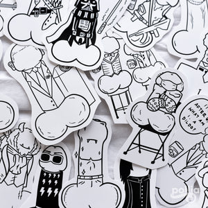 Complete Doodle Dicks Sticker Set