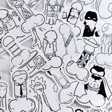 Load image into Gallery viewer, Doodle Dicks Individual Stickers