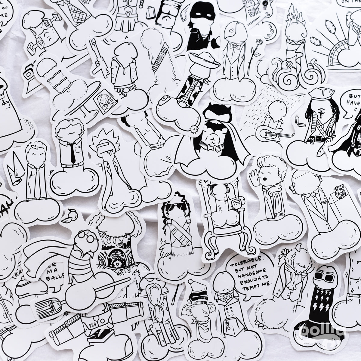 Doodle Dicks Individual Stickers