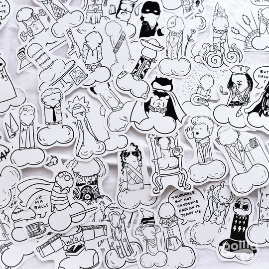 Doodle Dicks Individual Stickers