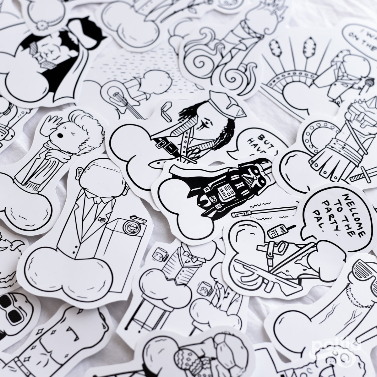 Doodle Dicks Individual Stickers