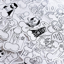 Load image into Gallery viewer, Doodle Dicks Individual Stickers