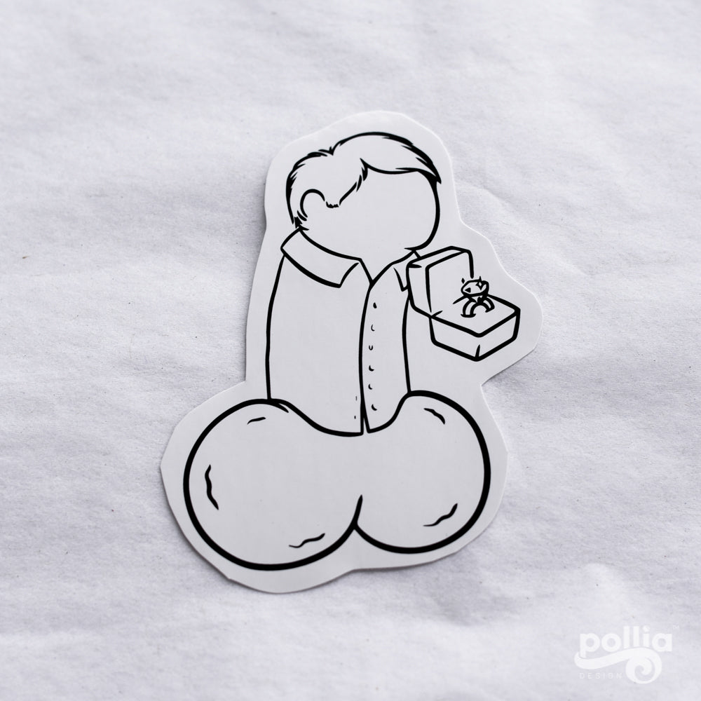 Unique Personalized Fiancé Doodle Dick