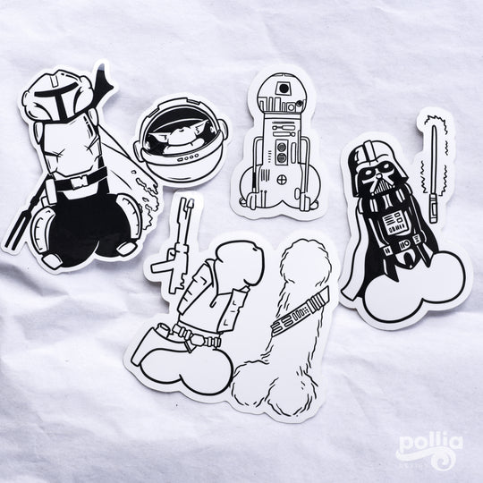 Stud Wars Sticker Set