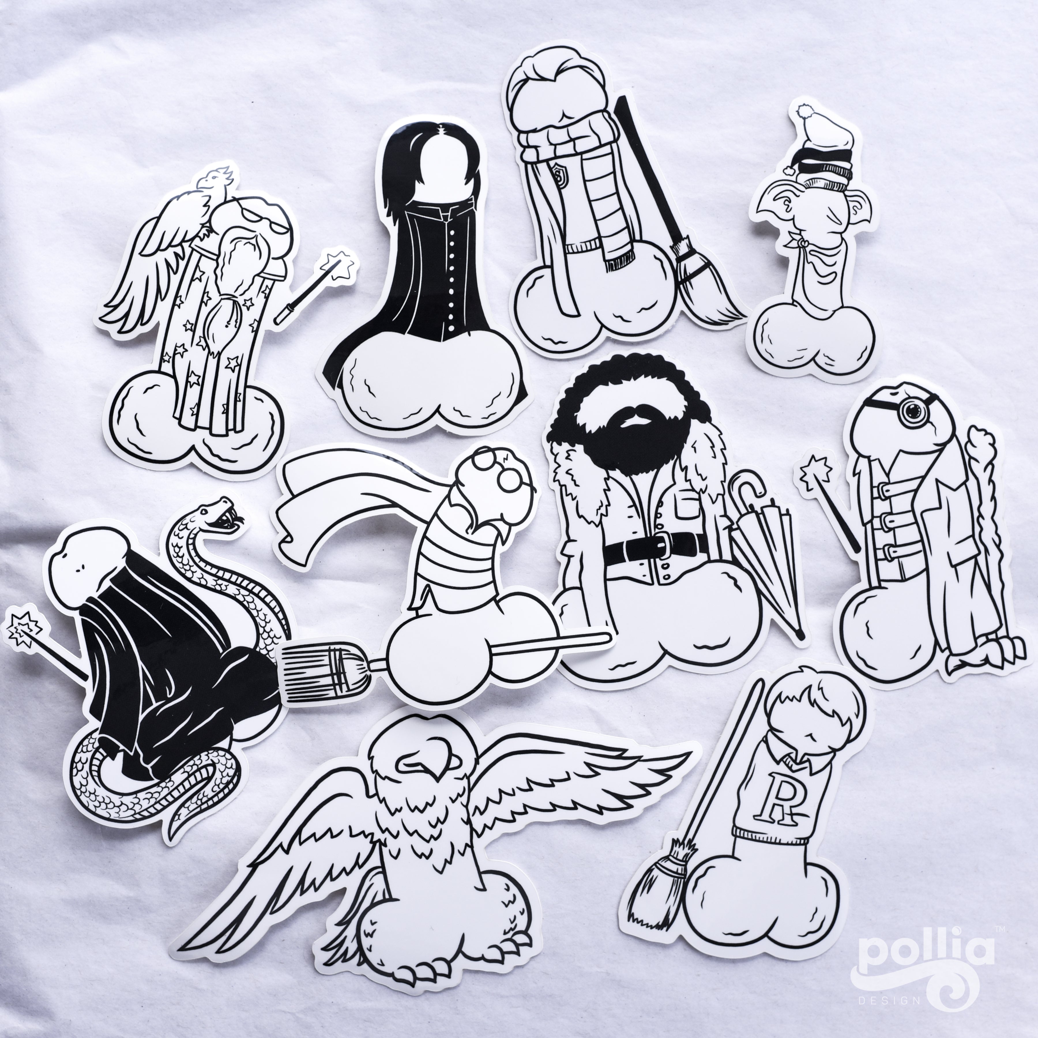 Harry Penis Sticker Set