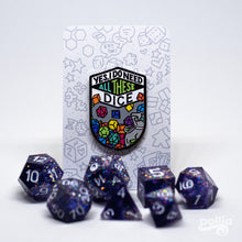 Load image into Gallery viewer, All These Dice Enamel Pin