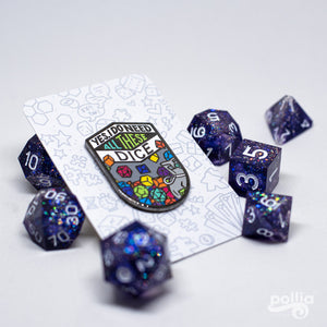 All These Dice Enamel Pin