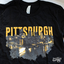 Load image into Gallery viewer, Pittsburgh Skyline Point Unisex T-Shirt