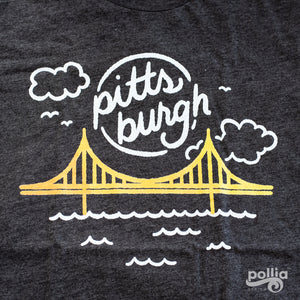 Pitts Burgh Bridge Unisex T-Shirt