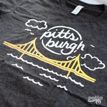 Load image into Gallery viewer, Pitts Burgh Bridge Unisex T-Shirt