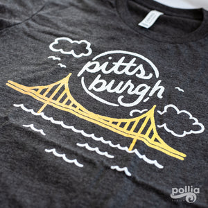 Pitts Burgh Bridge Unisex T-Shirt