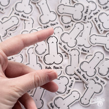 Load image into Gallery viewer, Heh... Penis Stickers