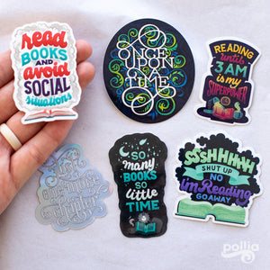 Bookworm Sticker Set