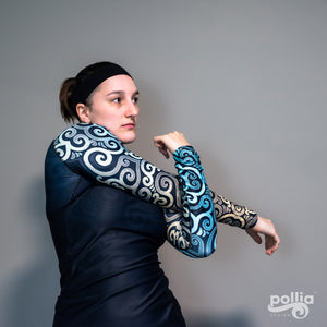 Ocean Spray Swirl Women's Rash Guard