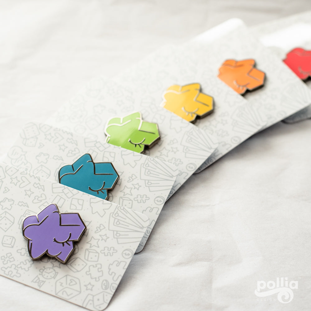 Meeple Butt Enamel Pins