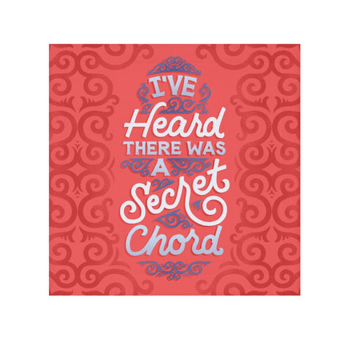 Secret Chord Face Towel