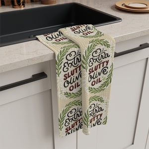 Slutty Olive Oil Tea Towel