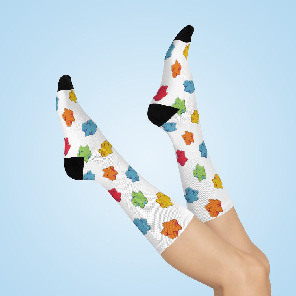 Meeple Butts Crew Socks