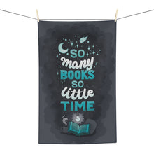 Load image into Gallery viewer, So Many Books Tea Towel