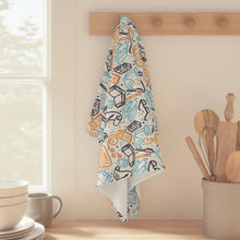 Load image into Gallery viewer, Bookish Doodles V8 Tea Towel