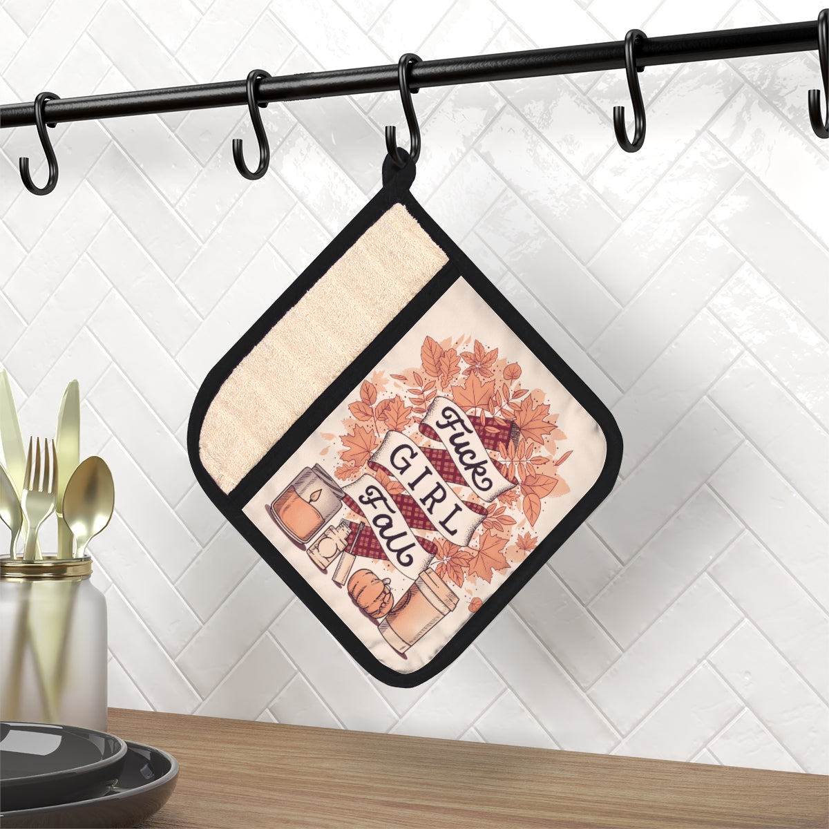 Fuckgirl Fall Pot Holder