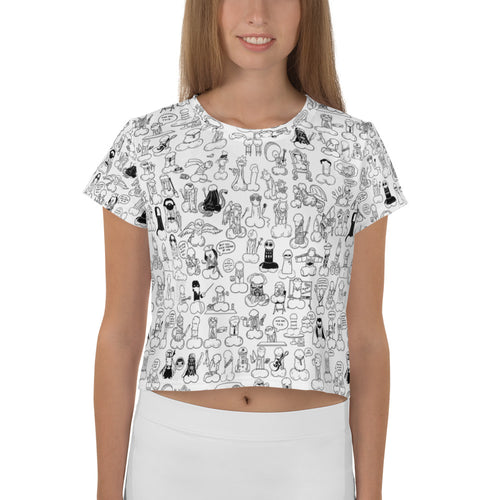 The Doodle Dicks Crop Tee