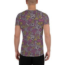 Load image into Gallery viewer, Board Game Bits V2 Unisex AOP Athletic T-shirt