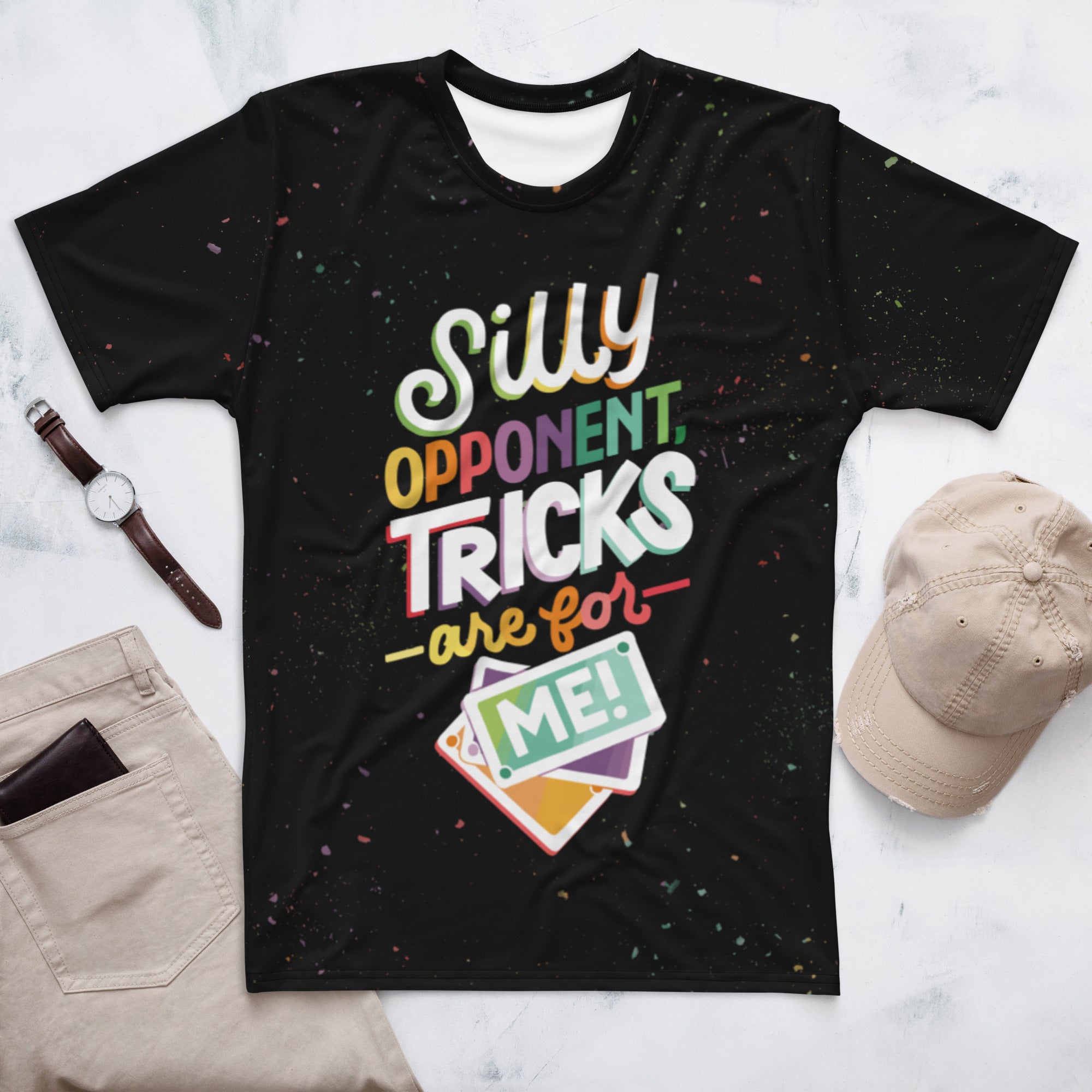 Silly Opponent, Tricks are for Me! Unisex AOP T-Shirt