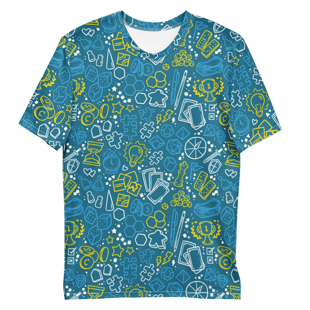 Blue Gamer Bits T-Shirt