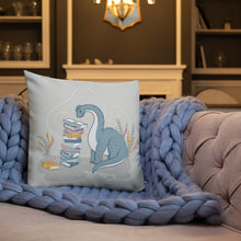 Load image into Gallery viewer, Sweet Painting Dino Pillow