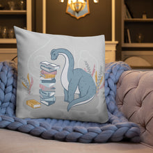 Load image into Gallery viewer, Sweet Painting Dino Pillow