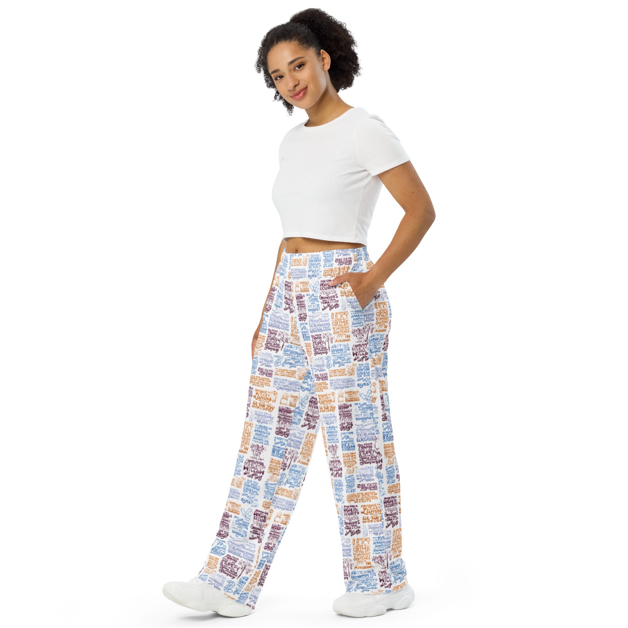 Wizarding Pickup Lines Unisex Wide Pants