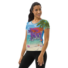 Load image into Gallery viewer, Summer Dragon Women&#39;s Athletic T-shirt