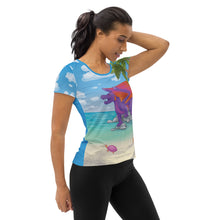 Load image into Gallery viewer, Summer Dragon Women&#39;s Athletic T-shirt
