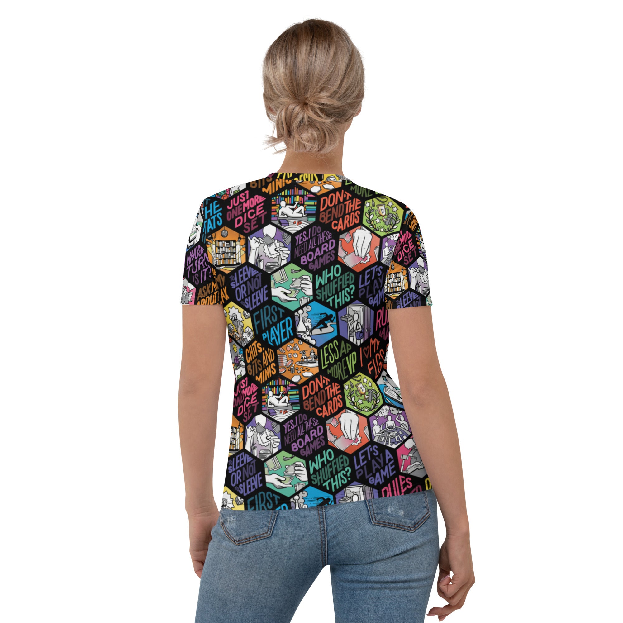 Gamer-Isms Hex AOP Women's T-shirt