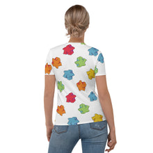 Load image into Gallery viewer, Meeple Butts Everywhere Women&#39;s AOP T-Shirt