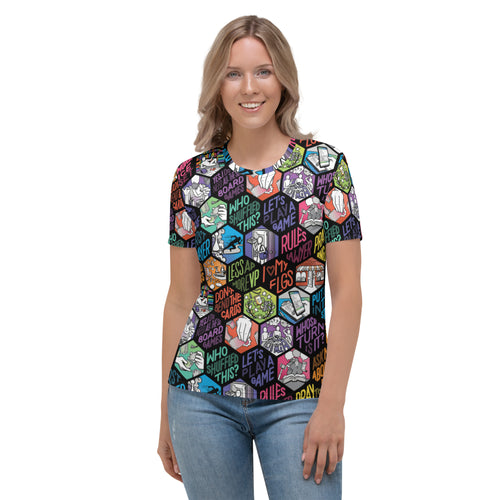 Gamer-Isms Hex AOP Women's T-shirt