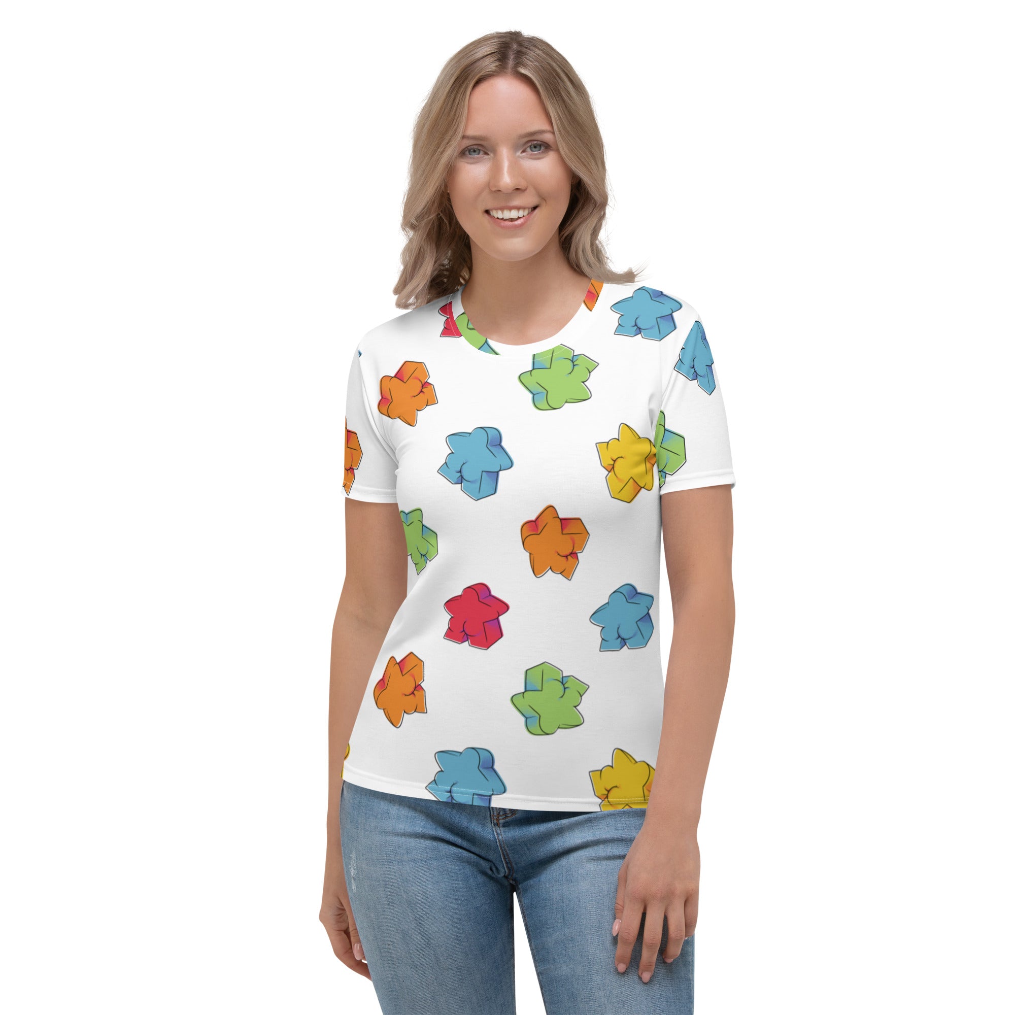 Meeple Butts Everywhere Women's AOP T-Shirt