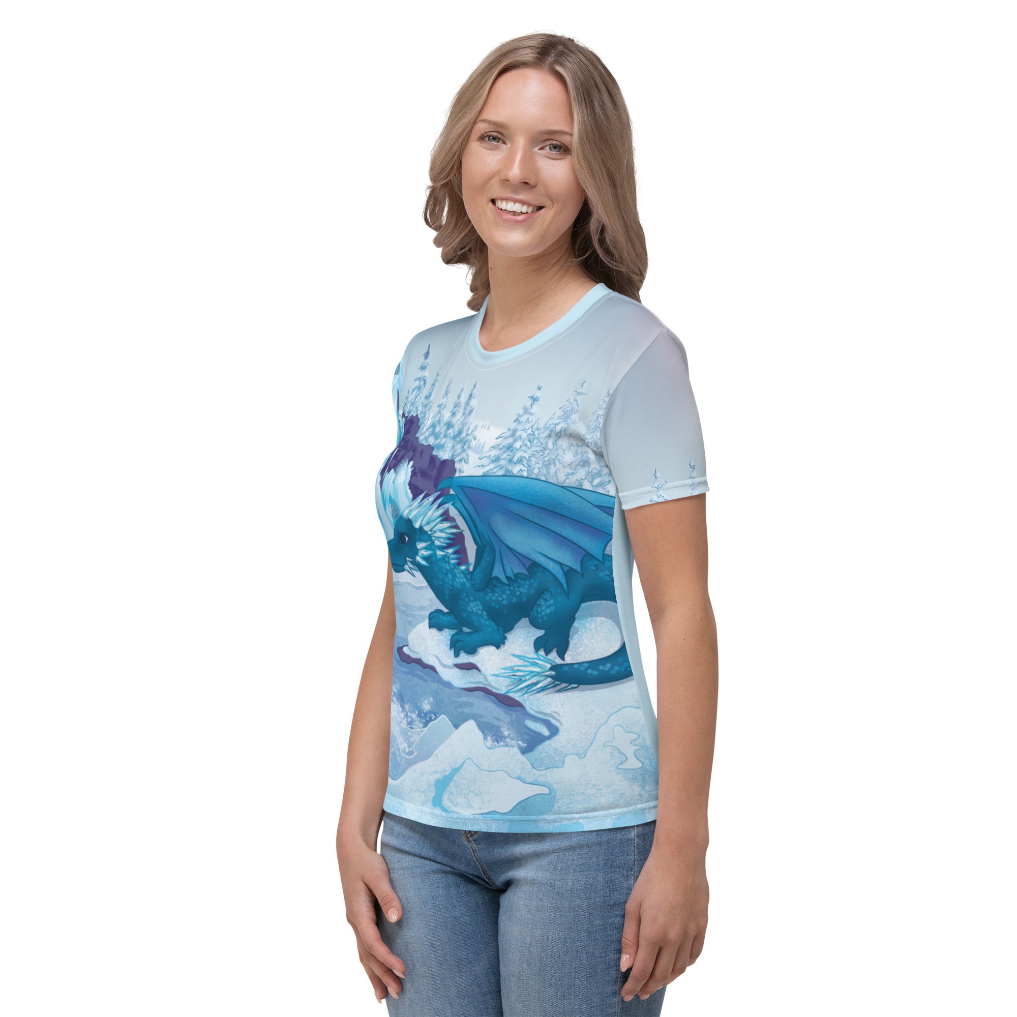 Winter Dragon Women's AOP T-shirt