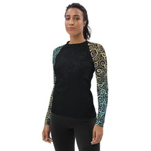 Load image into Gallery viewer, Ocean Spray Swirl Women&#39;s Rash Guard