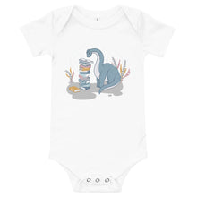 Load image into Gallery viewer, Sweet Bookish Dino Baby One Piece